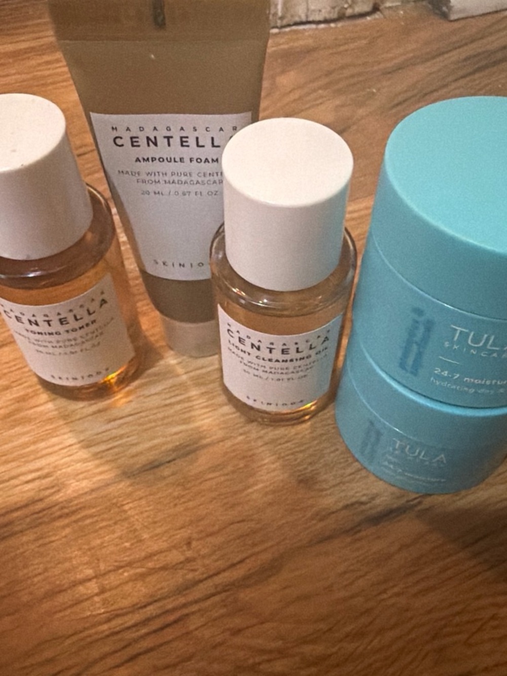 Skincare Set - Amber & White Toner & Cleanser
